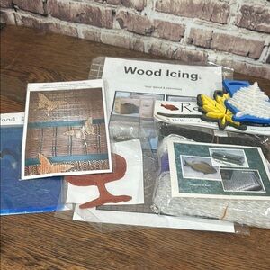 Wood‎ Icing Decorative Kit